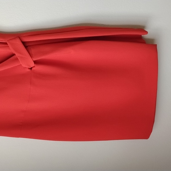 NWT MANGO Vibrant Red Mini Dress - Picture 6 of 16